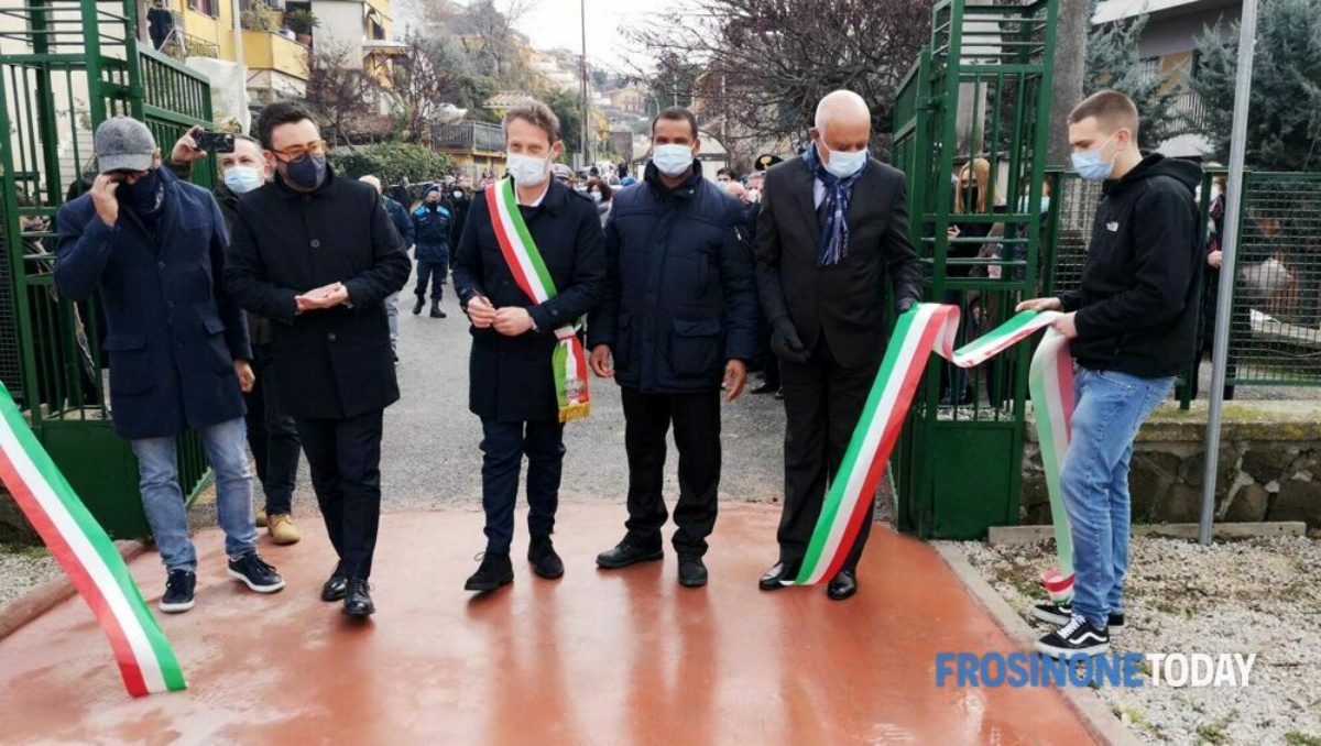 Inaugurato il parco comunale Willy Monteiro Duarte, a Paliano