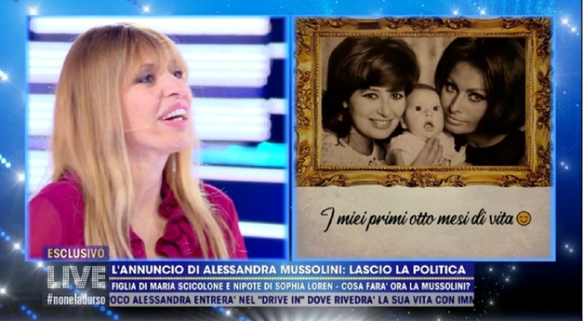 Alessandra Mussolini annuncia un addio sconvolgente