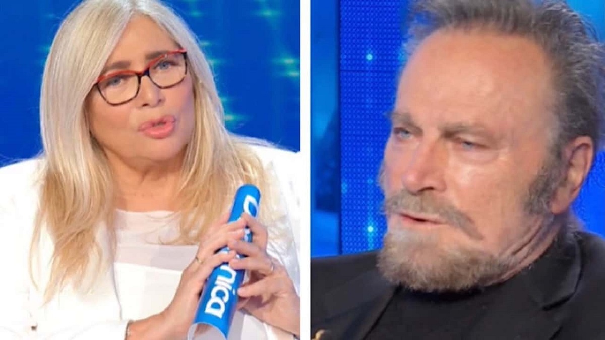 franco nero e mara venier 