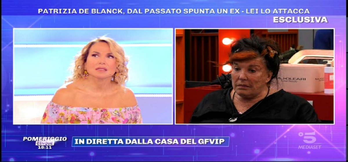 GF Vip: Patrizia De Blanck attacca Barbara D'Urso