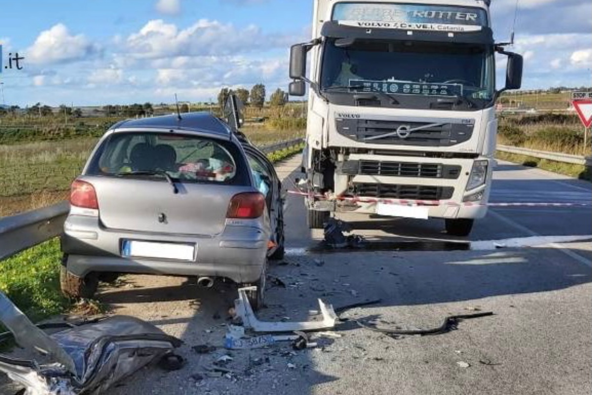 incidente marsala morta mamma