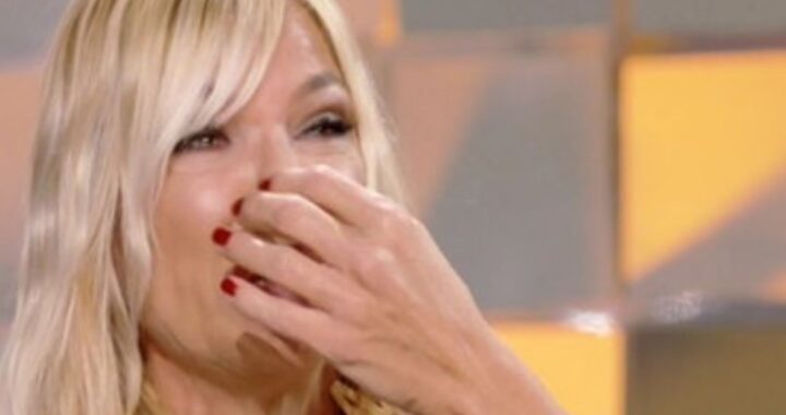 Matilde Brandi in lacrime per l'ex marito