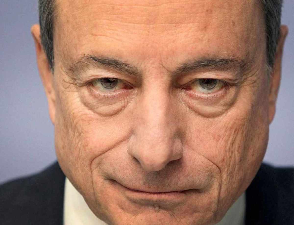 Primo piano Mario Draghi