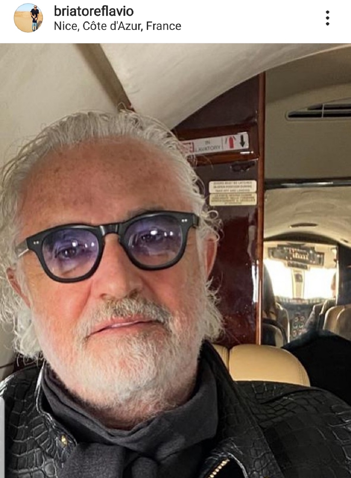 nuovo look per Briatore