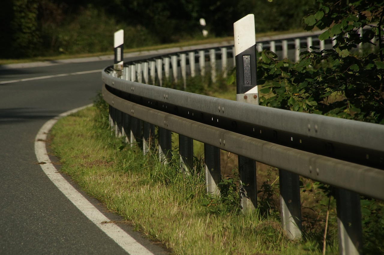 Strada dove è avvenuto l'incidente