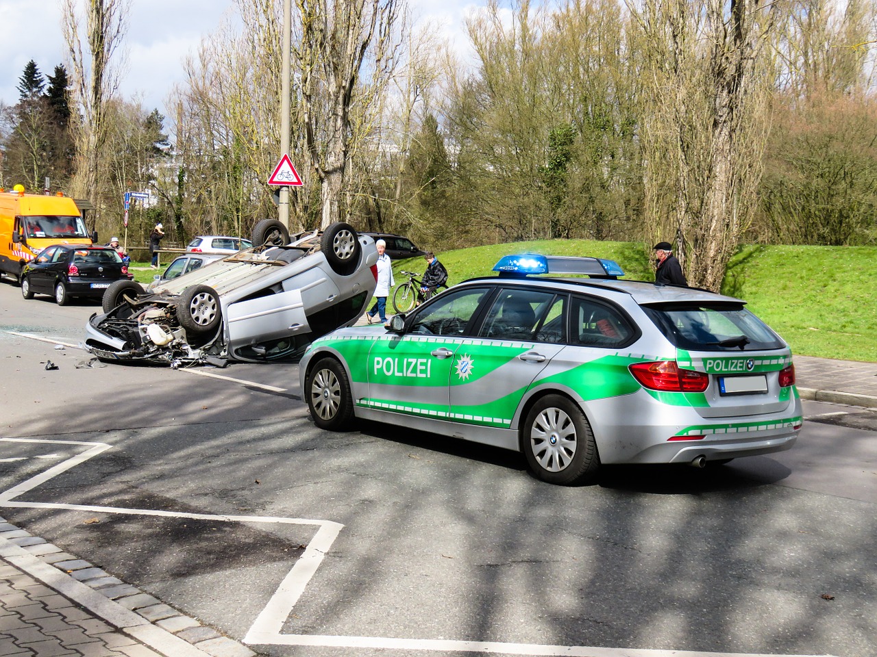 Soccorritori in strada