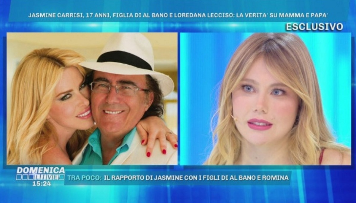 Jasmine Carrisi descrive papà Al Bano senza giri di parole