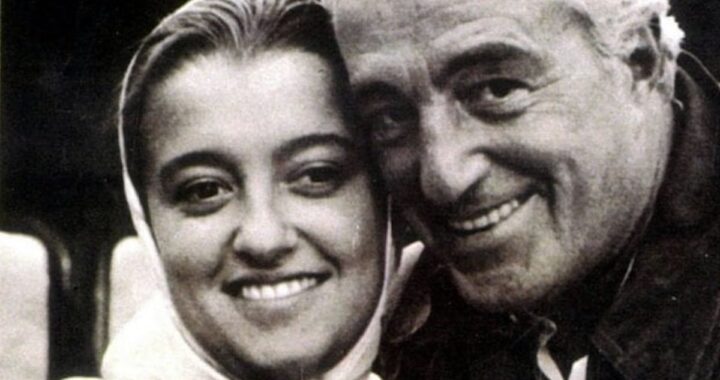 Emi De Sica insieme al padre Vittorio