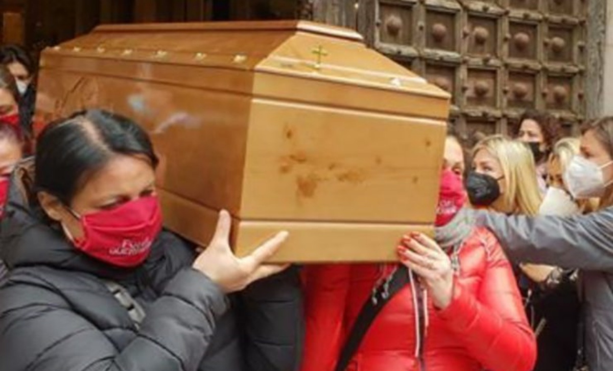 I funerali di Ornella Pinto