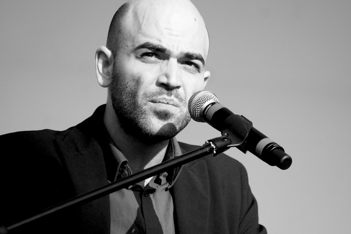 Roberto Saviano ad una manifestazione