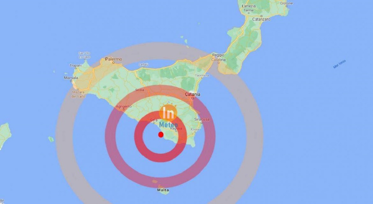 scossa in sicilia