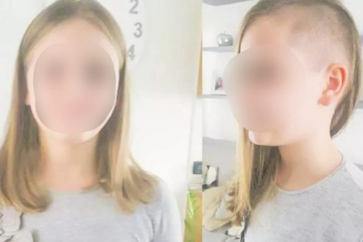 Allegra, la bambina di 8 anni che ha deciso di rasarsi i capelli per un motivo particolare