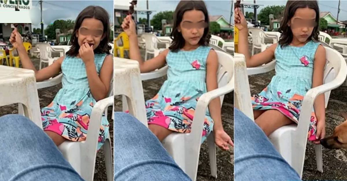 Bambina condivide lo spiedino con il cane randagio: ecco la reazione della mamma (VIDEO)