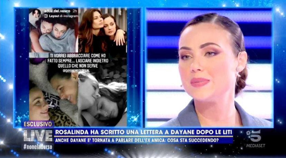 Rosalinda Cannavò rivela i dettagli del bacio in magazzino con Dayane: “Le ho scritto in privato”