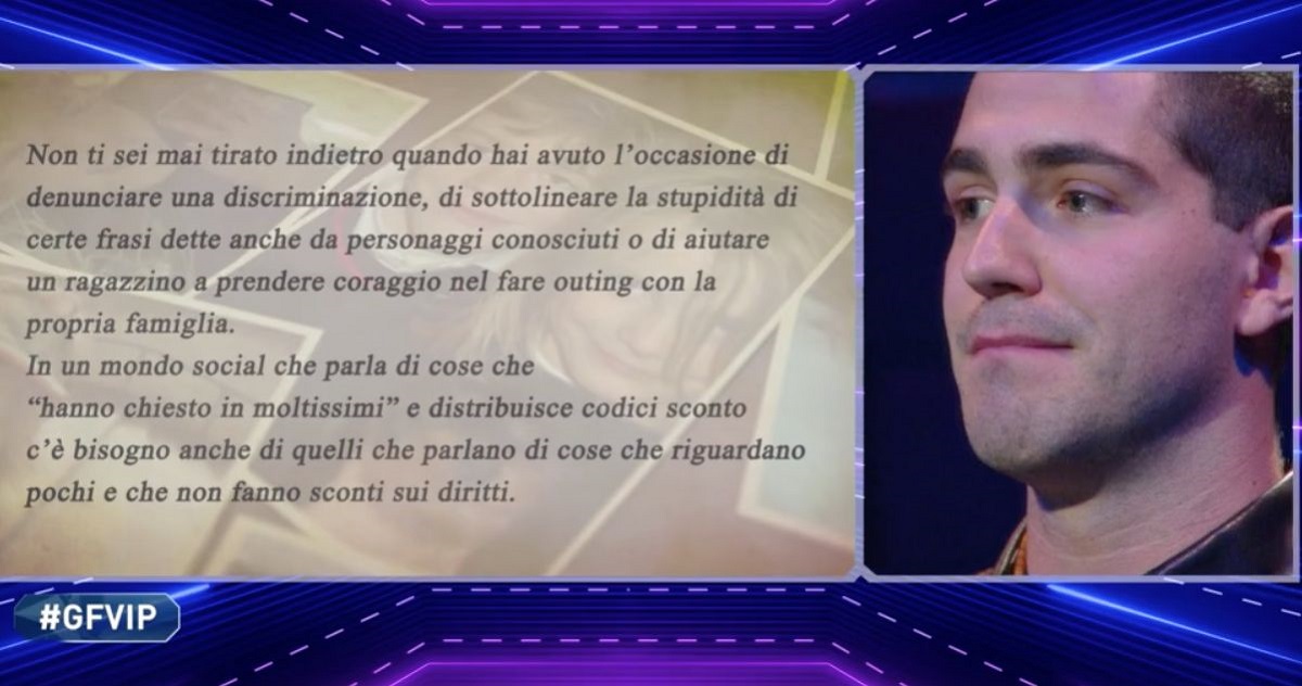 Tommaso Zorzi riallaccia i rapporti con una persona per lui importante