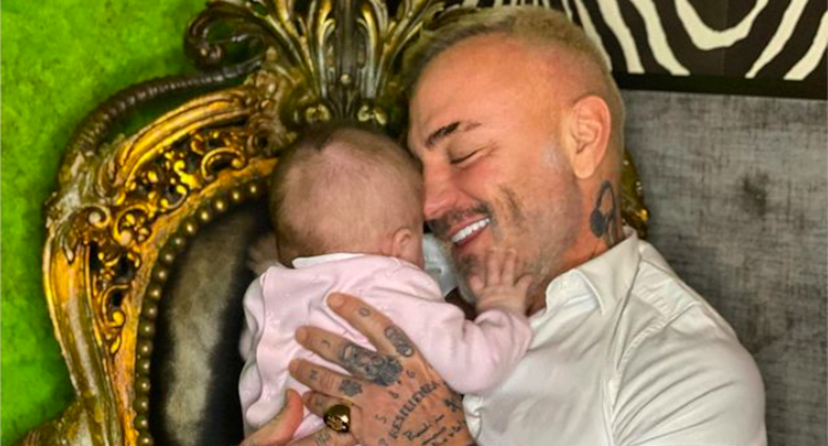 Brutto momento per Gianluca Vacchi: operata la figlia di soli 5 mesi