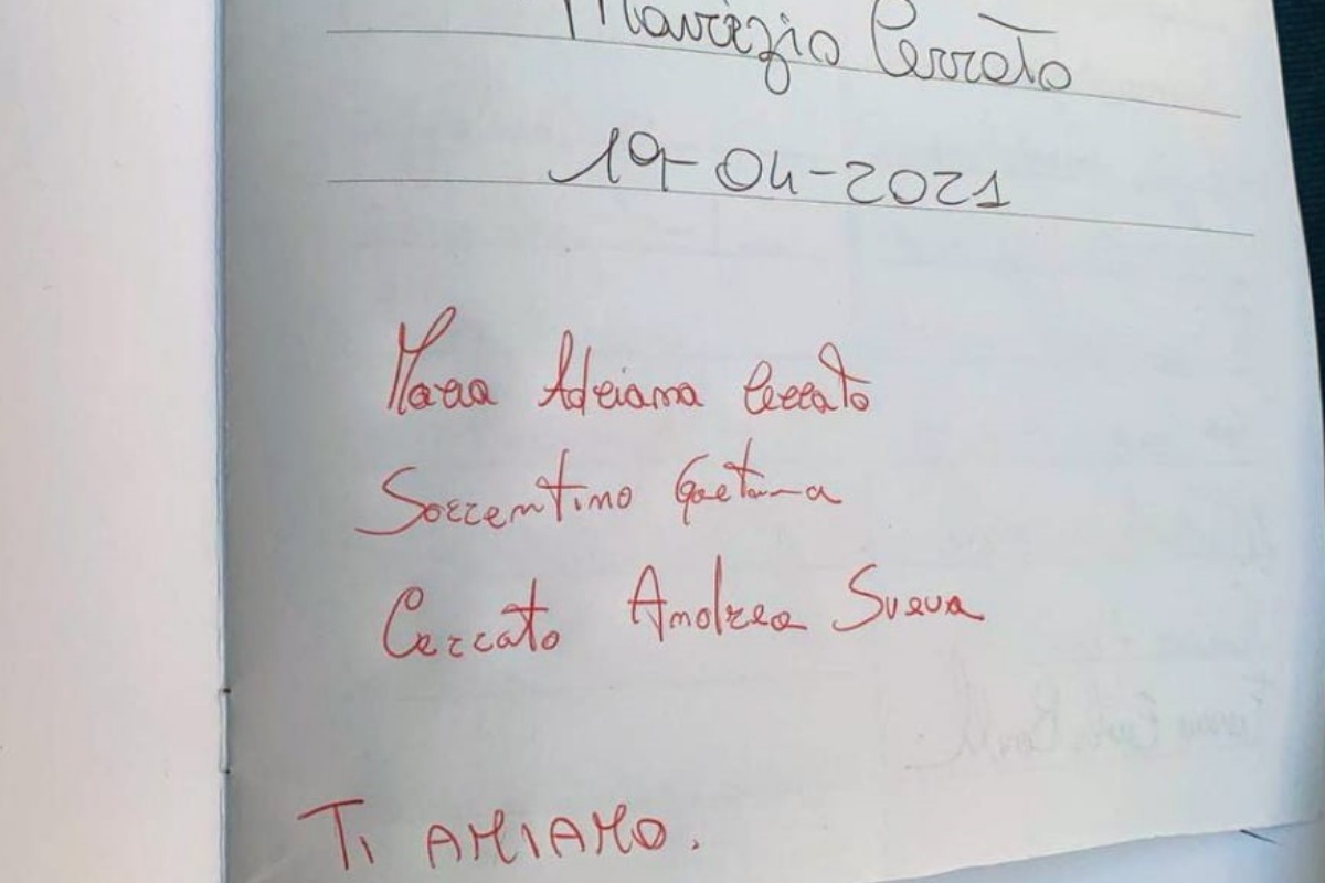 Il toccante messaggio della famiglia di Maurizio Cerrato