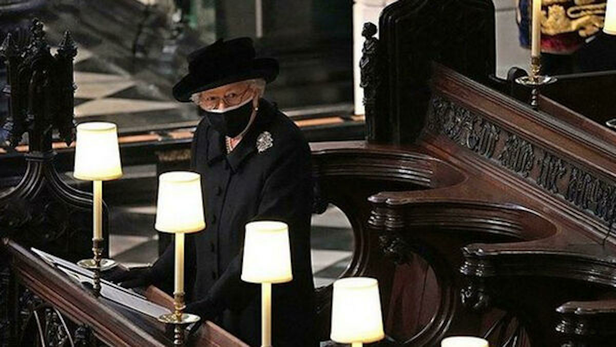 La Regina Elisabetta manda un messaggio dopo il funerale del Principe Filippo