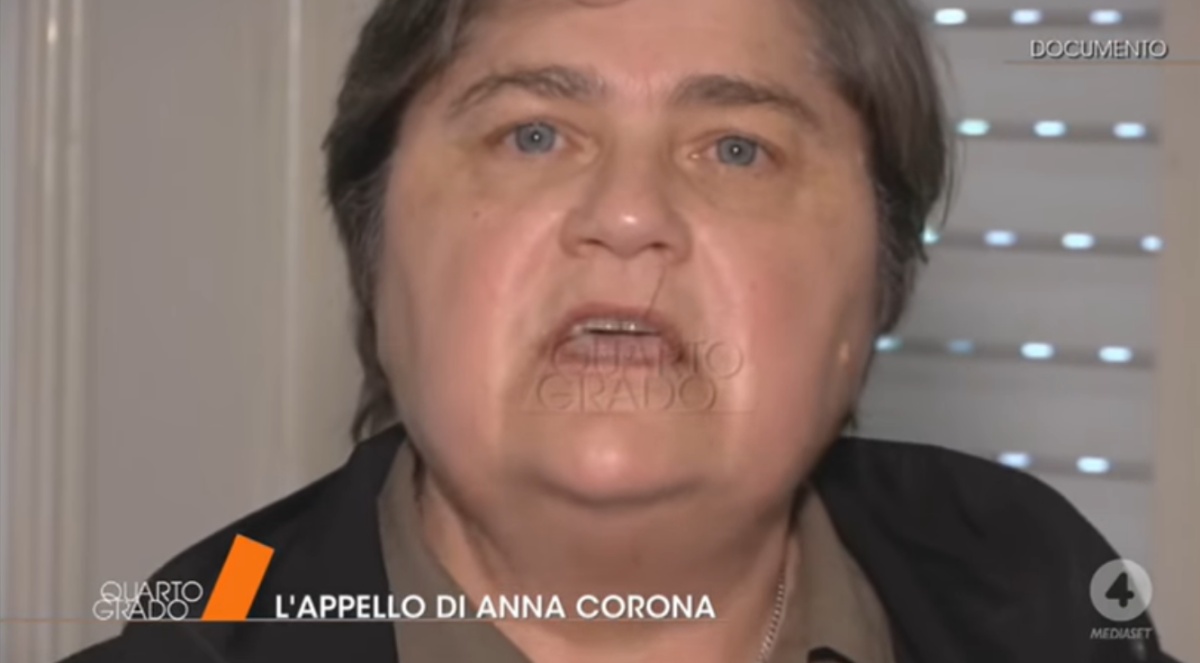 Anna Corona lancia un appello a Quarto Grado 