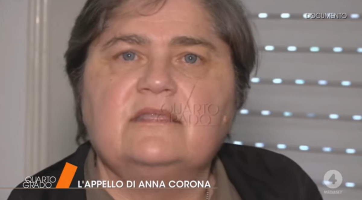 Anna Corona lancia un appello a Quarto Grado