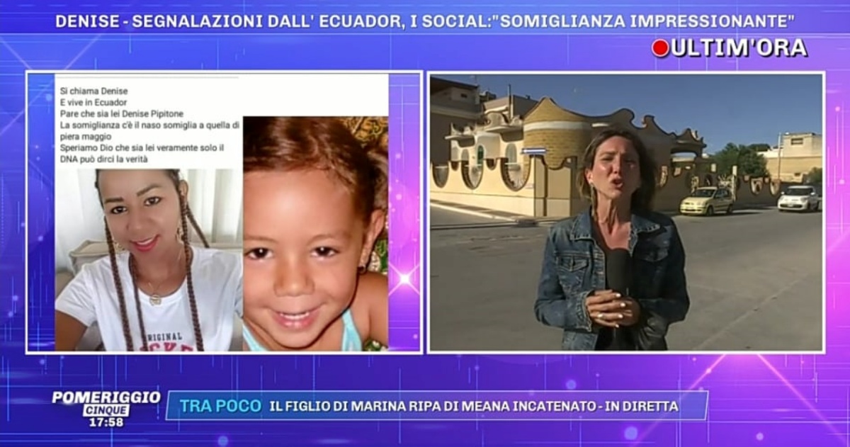 Denise Pipitone e la ragazza che vive in Ecuador