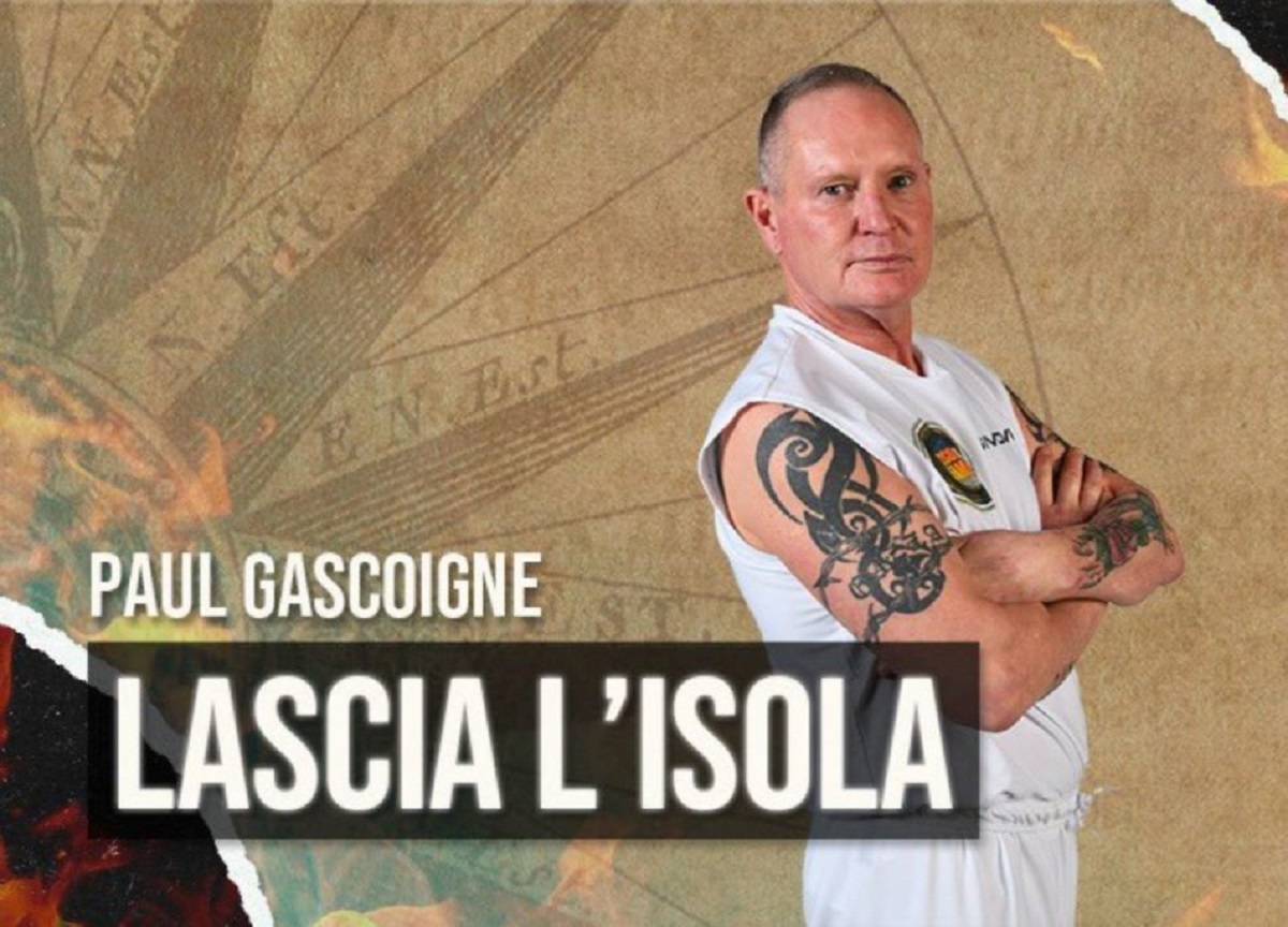 Isola dei Famosi: Paul Gascoigne non sarà più in studio