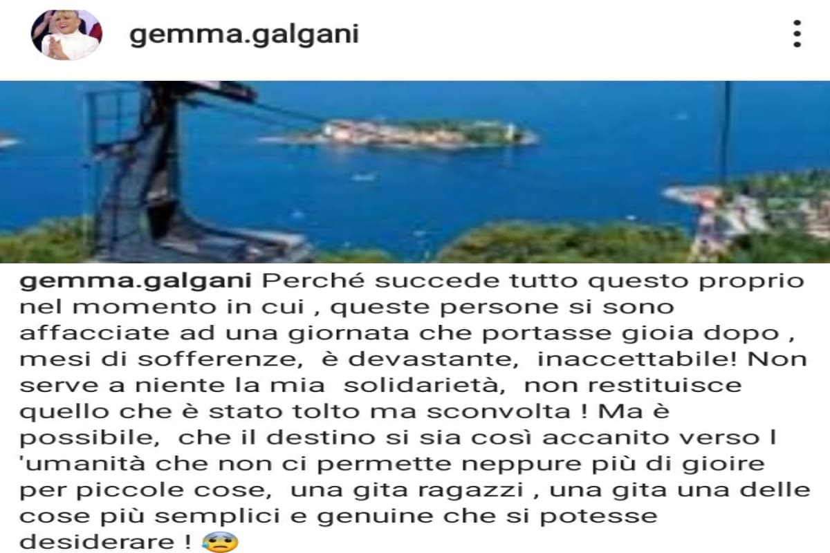 UeD, Gemma Galgani dolore tragedia Stresa