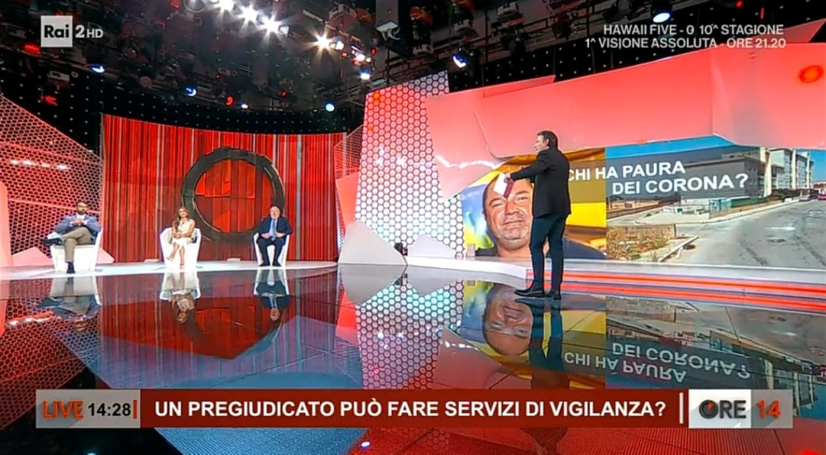 Ore 14: cosa è emerso su Claudio Corona