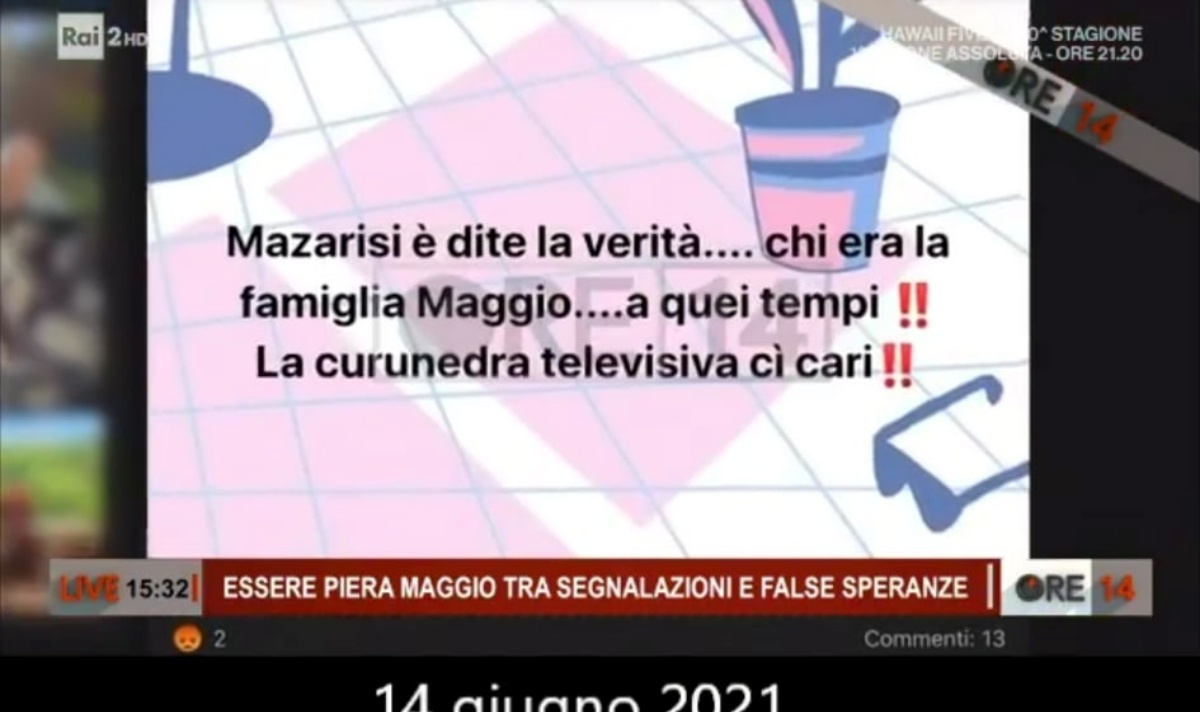 Piera Maggio e le foto sul web di persone senza scrupoli