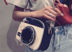 borsa a forma di macchina fotografica