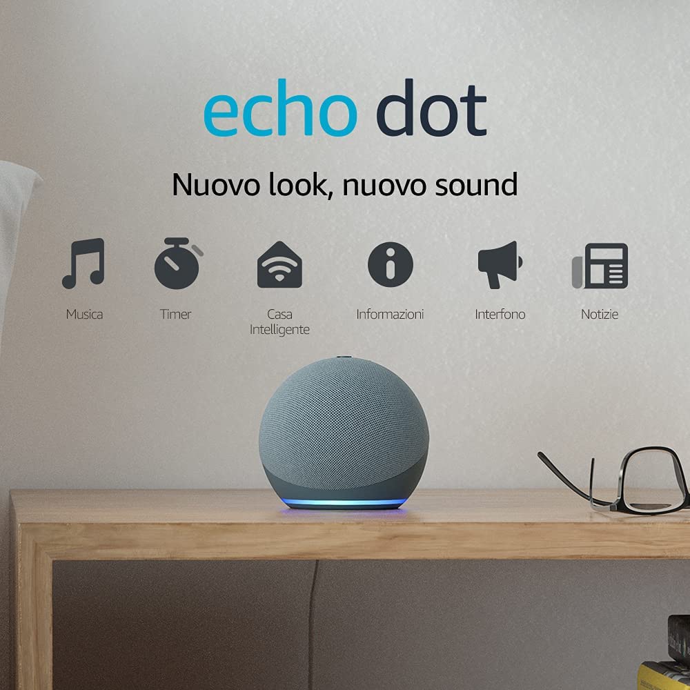 Echo Dot, altoparlante intelligente con Alexa