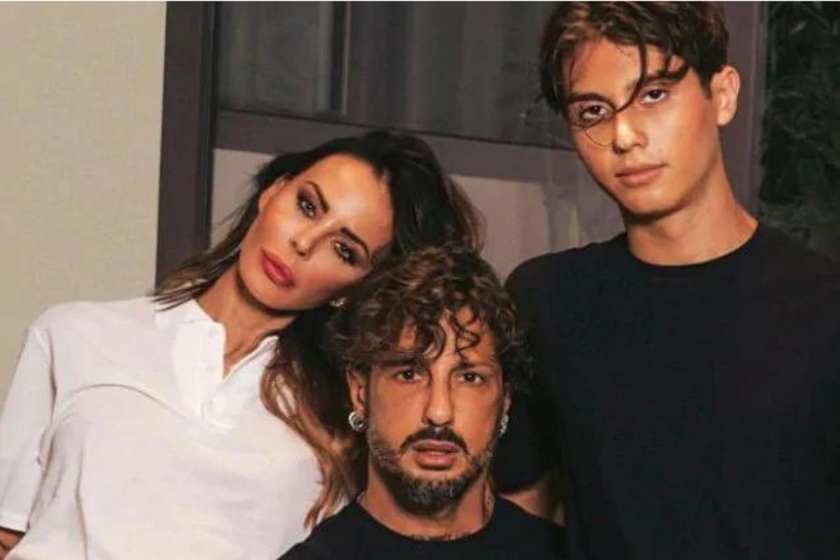 fabrizio corona con figlio e Nina Moric