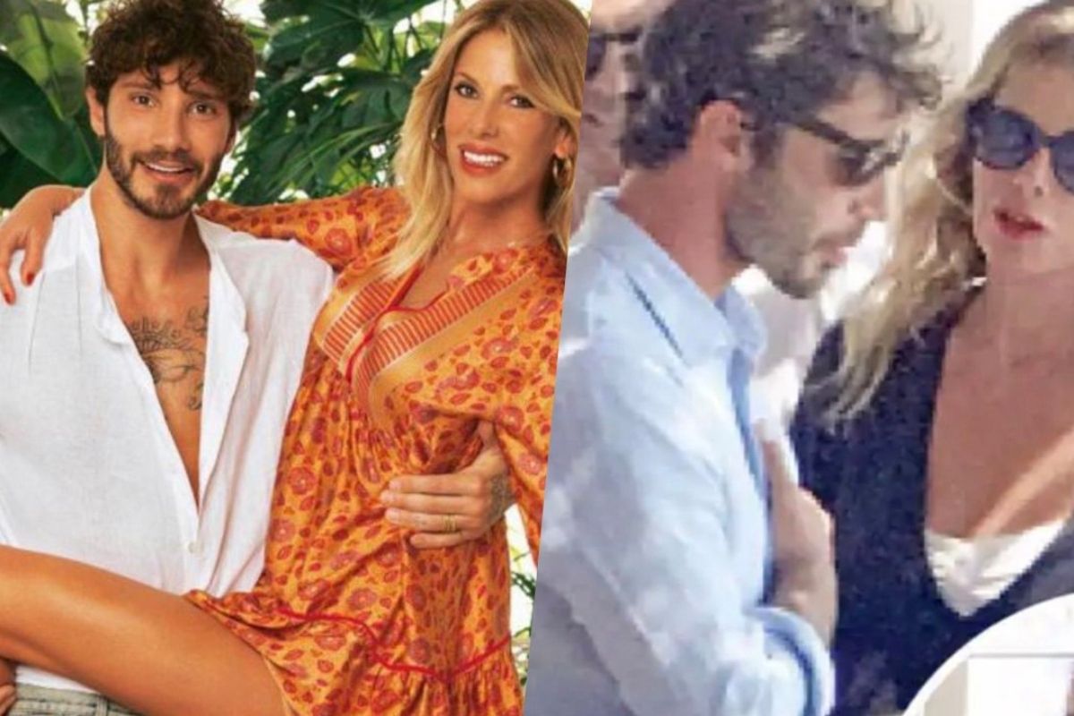 Stefano De Martino paparazzato a Capri insieme ad Alessia Marcuzzi