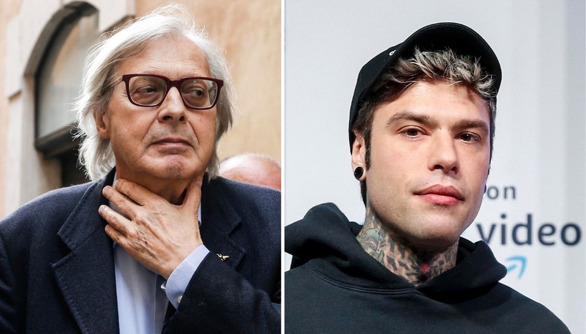 Fedez, botta e risposta con Vittorio Sgarbi: “Non l’hai mai fatta in testa alla Ferragni?”