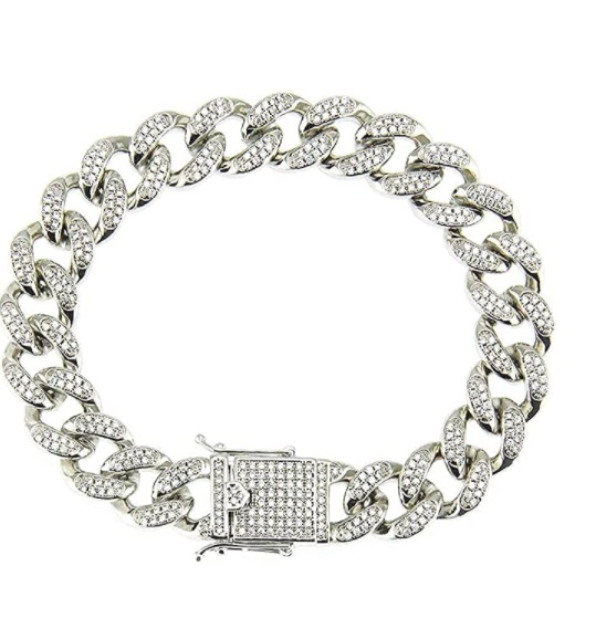 Ice Tander - Bracciale uomo donna in acciaio