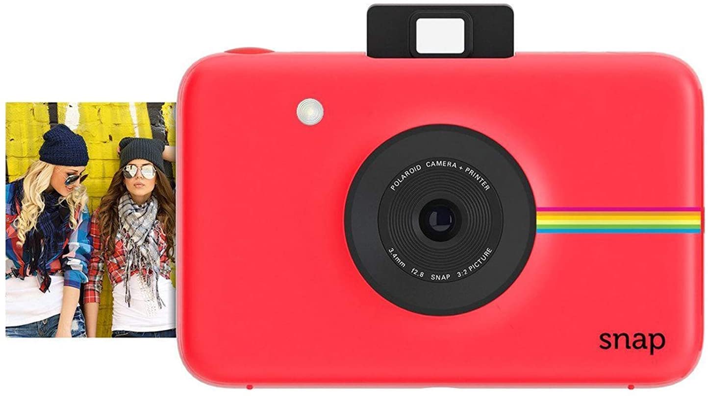 Polaroid Fotocamera Digitale a Scatto Istantaneo con Tecnologia Di Stampa a Zero Inchiostro Zink, Rosso