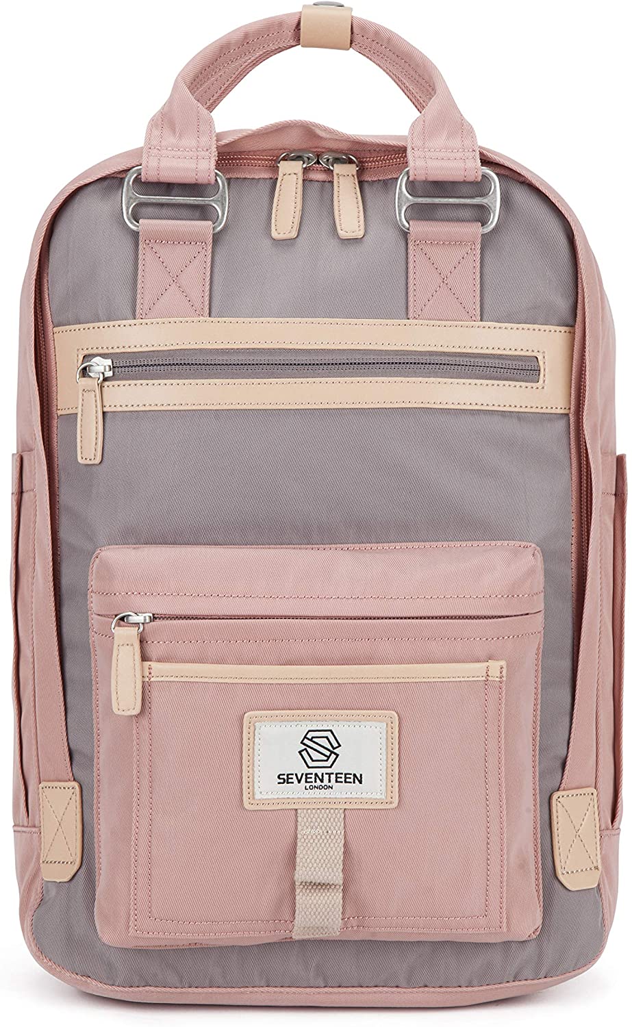 SEVENTEEN LONDON – Zaino 'Wimbledon' in rosa e grigio