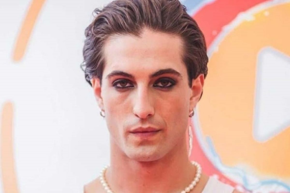 Damiano dei Maneskin senza trucco: la foto