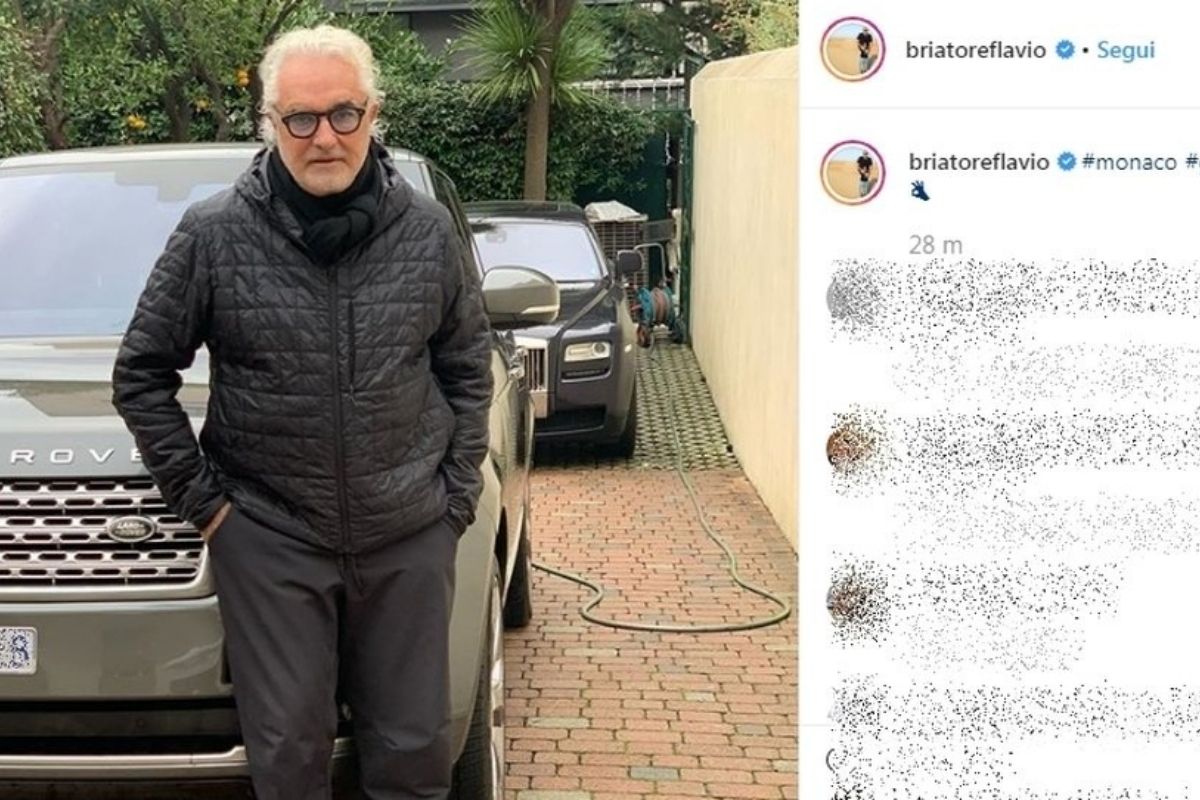 Flavio Briatore, nuova auto