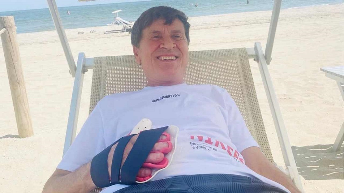 Gianni Morandi: torna nel suo posto preferito