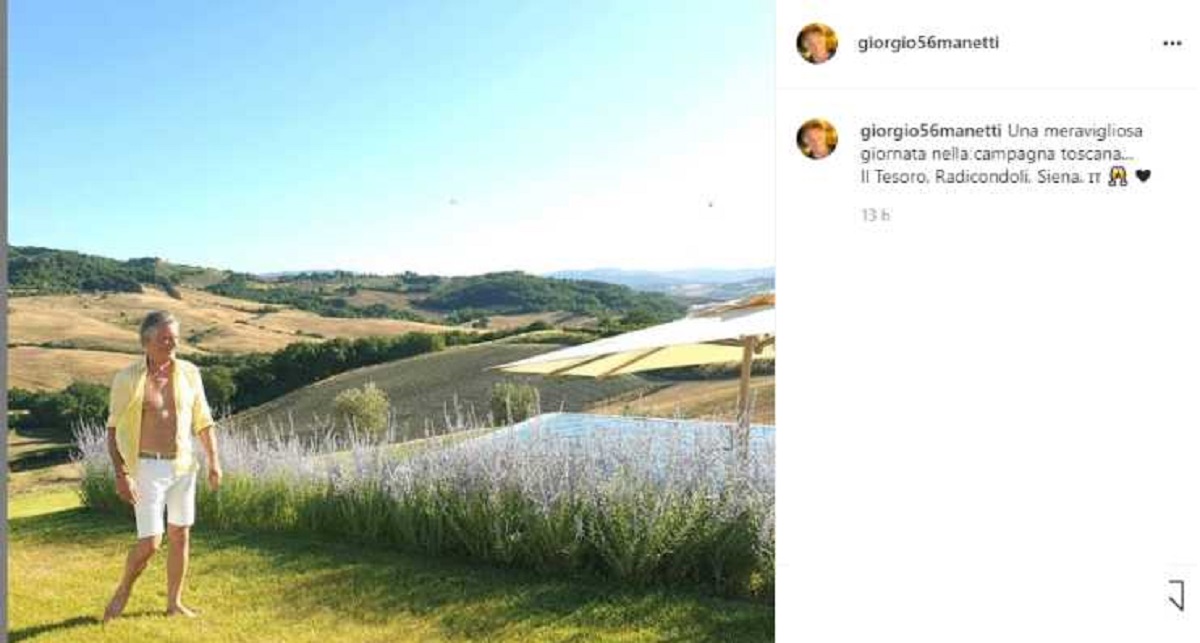 UeD: Giorgio Manetti spensierato nelle campagne Toscane