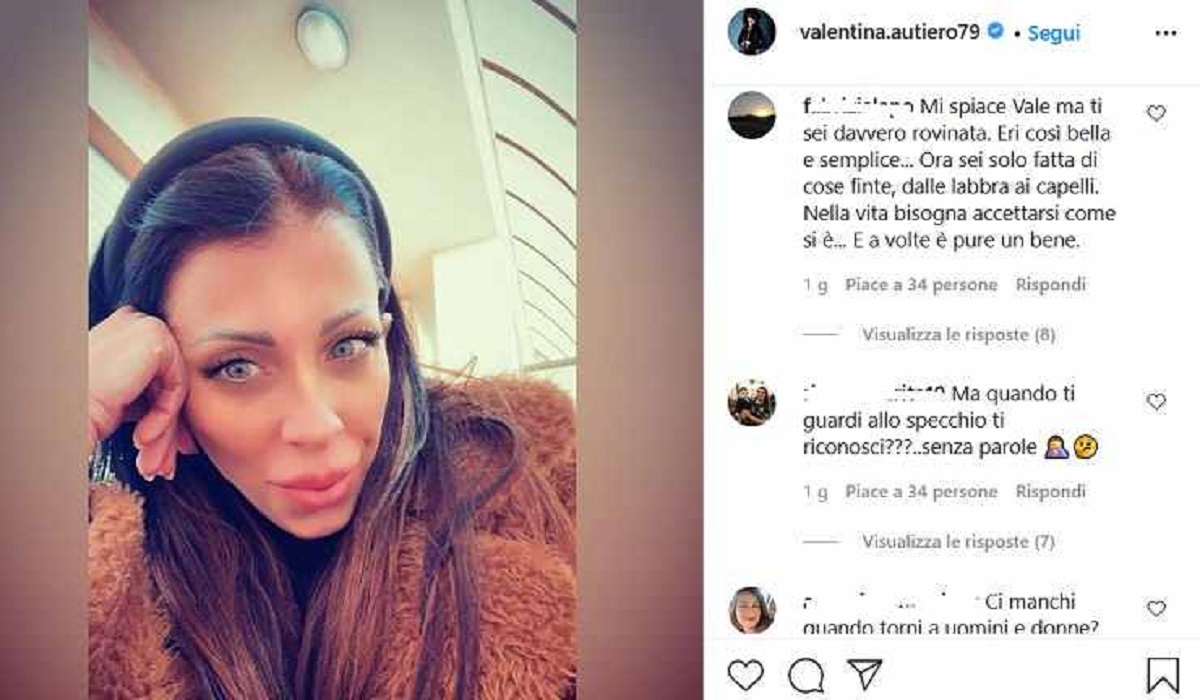 UeD, Valentina Autiero sbotta sui social