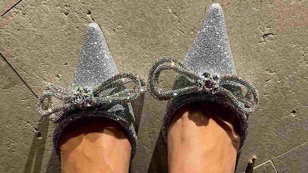 scarpe glitter