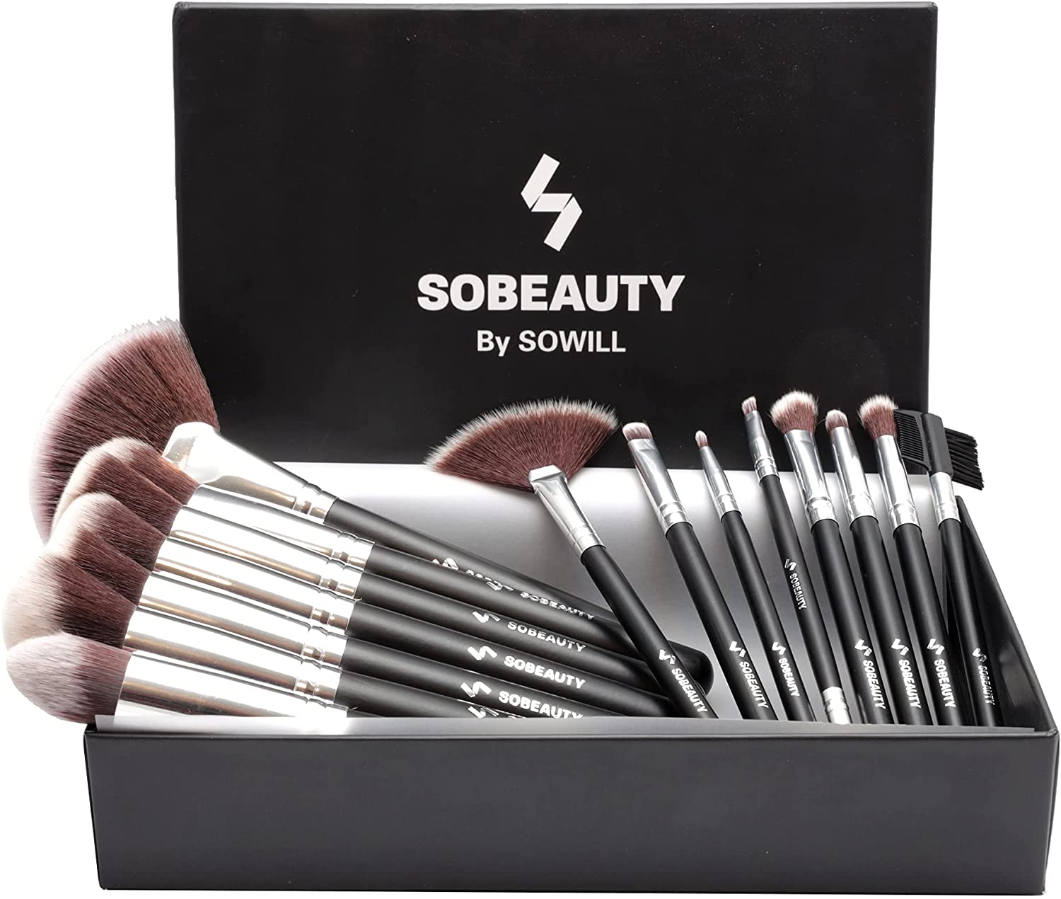 Set pennelli trucco SOBEAUTY by SOWILL 15 pz