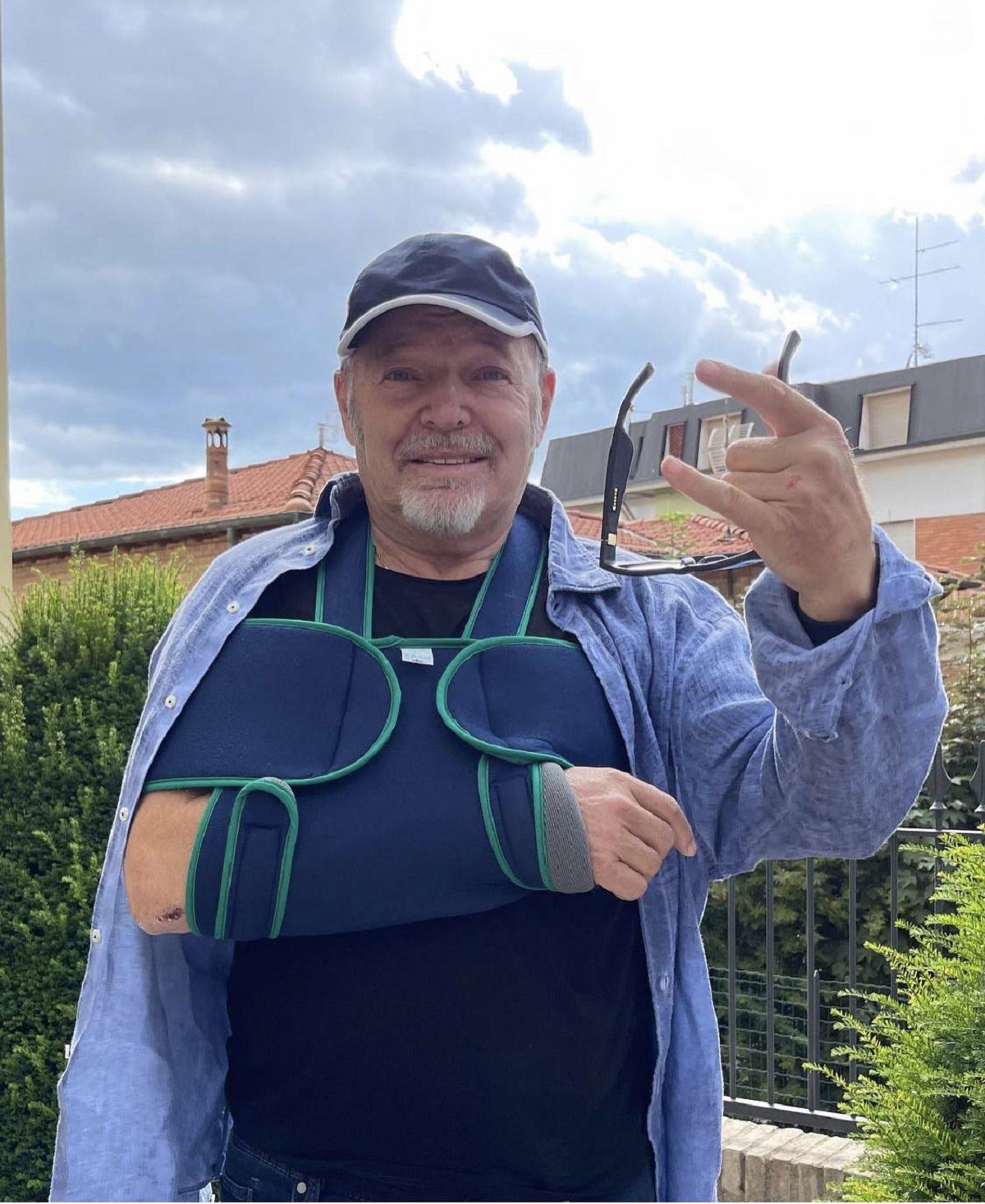 caduta in bici