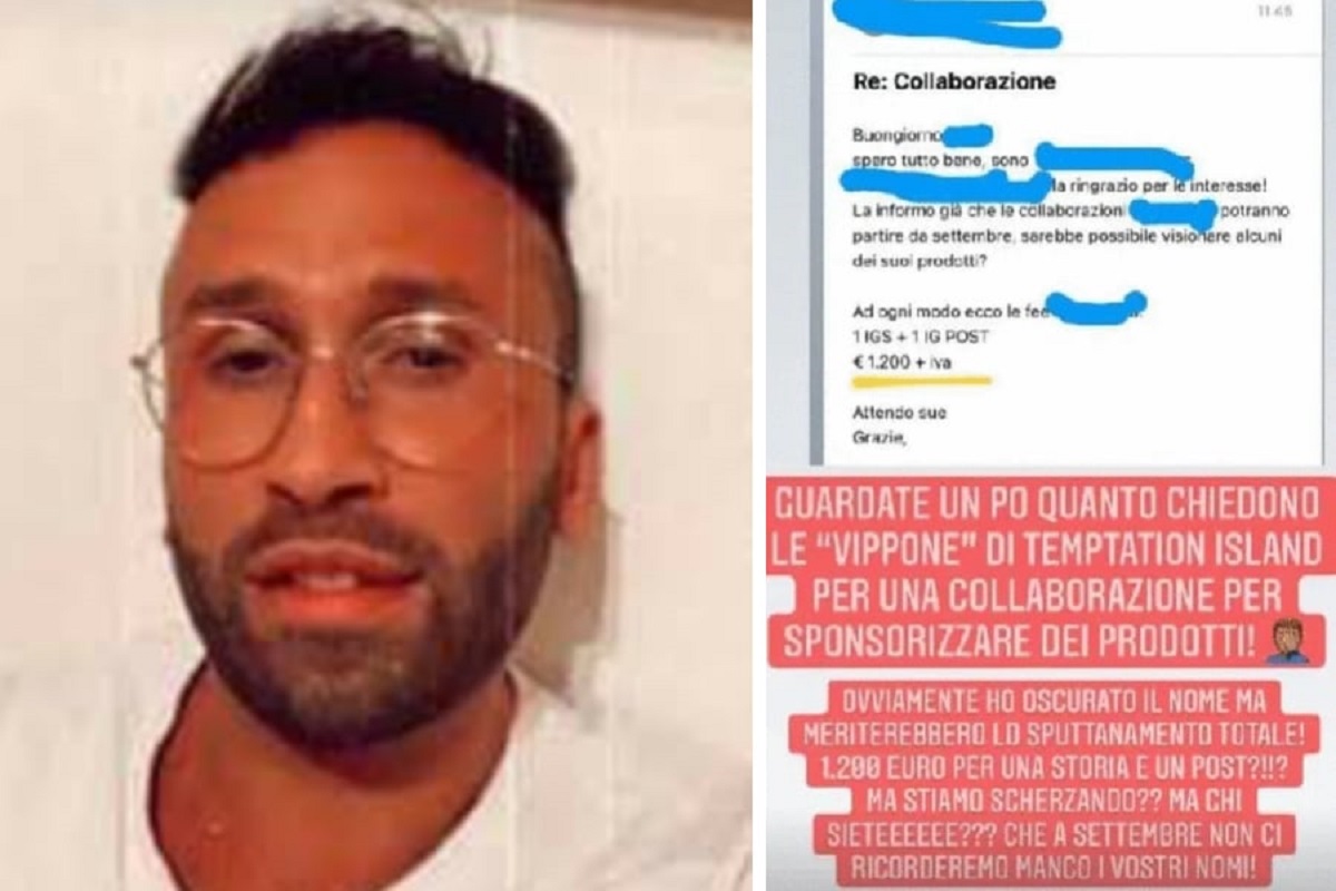 Temptation Island: Amedeo Venza smaschera la concorrente col cachet da capogiro