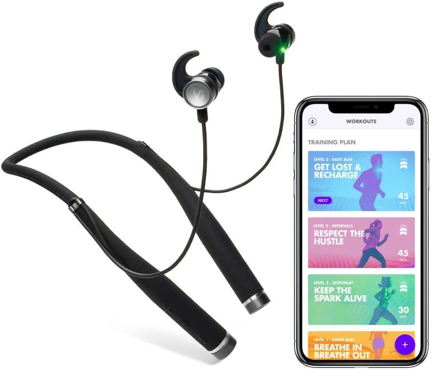 AI Fitness Coach Audio con Advanced in-Ear frequenza cardiaca di Vi