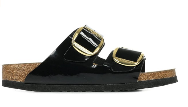 Birkenstock Arizona Big Buckle Birko Flor Sandali Bianco Perla Da Donna