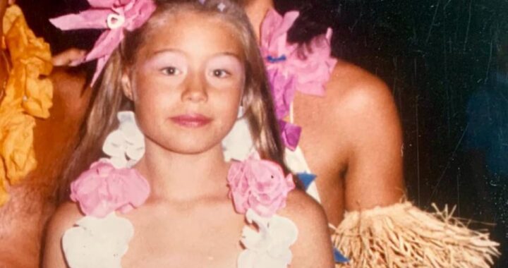 Elenoire Casalegno e le foto da bambina