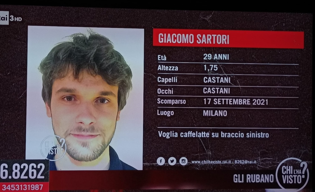 Morte Giacomo Sartori 